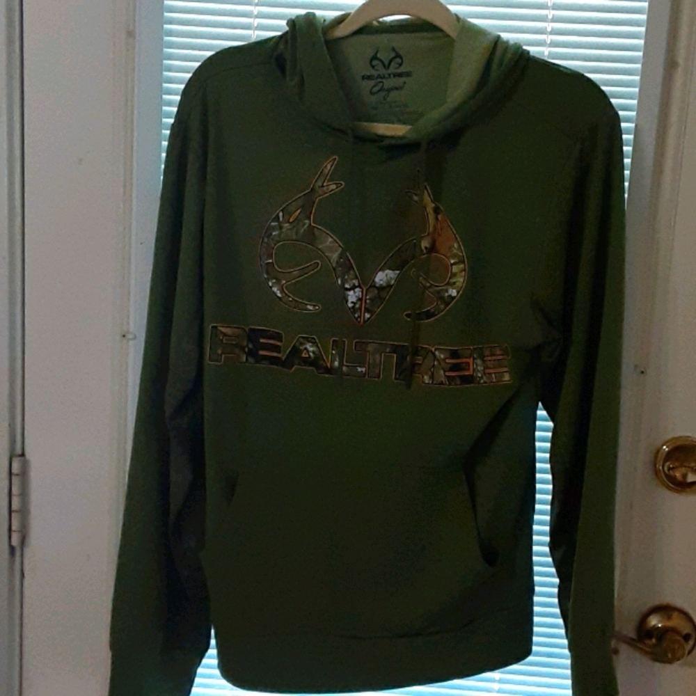 Young man's hoodie